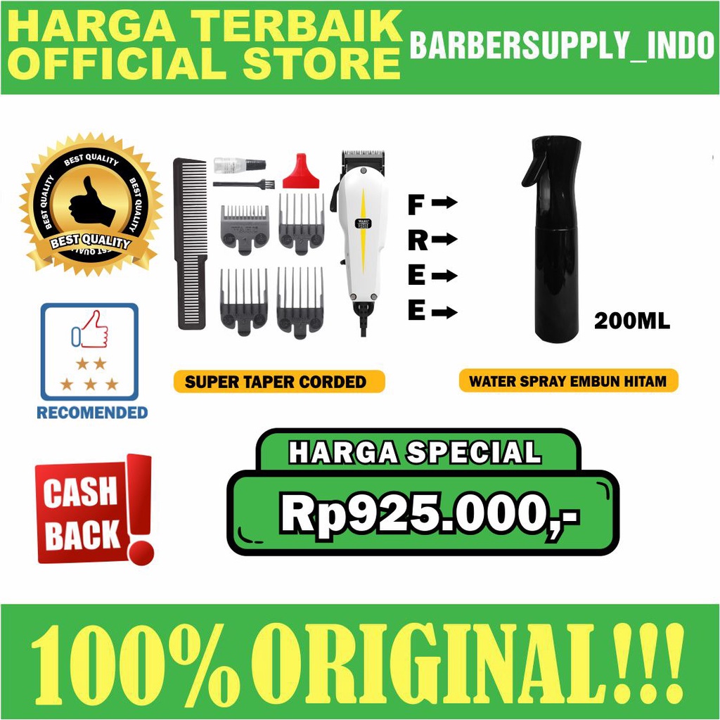 Jual Wahl Super Taper Complete Original Alat Cukur Super Taper Lengkap