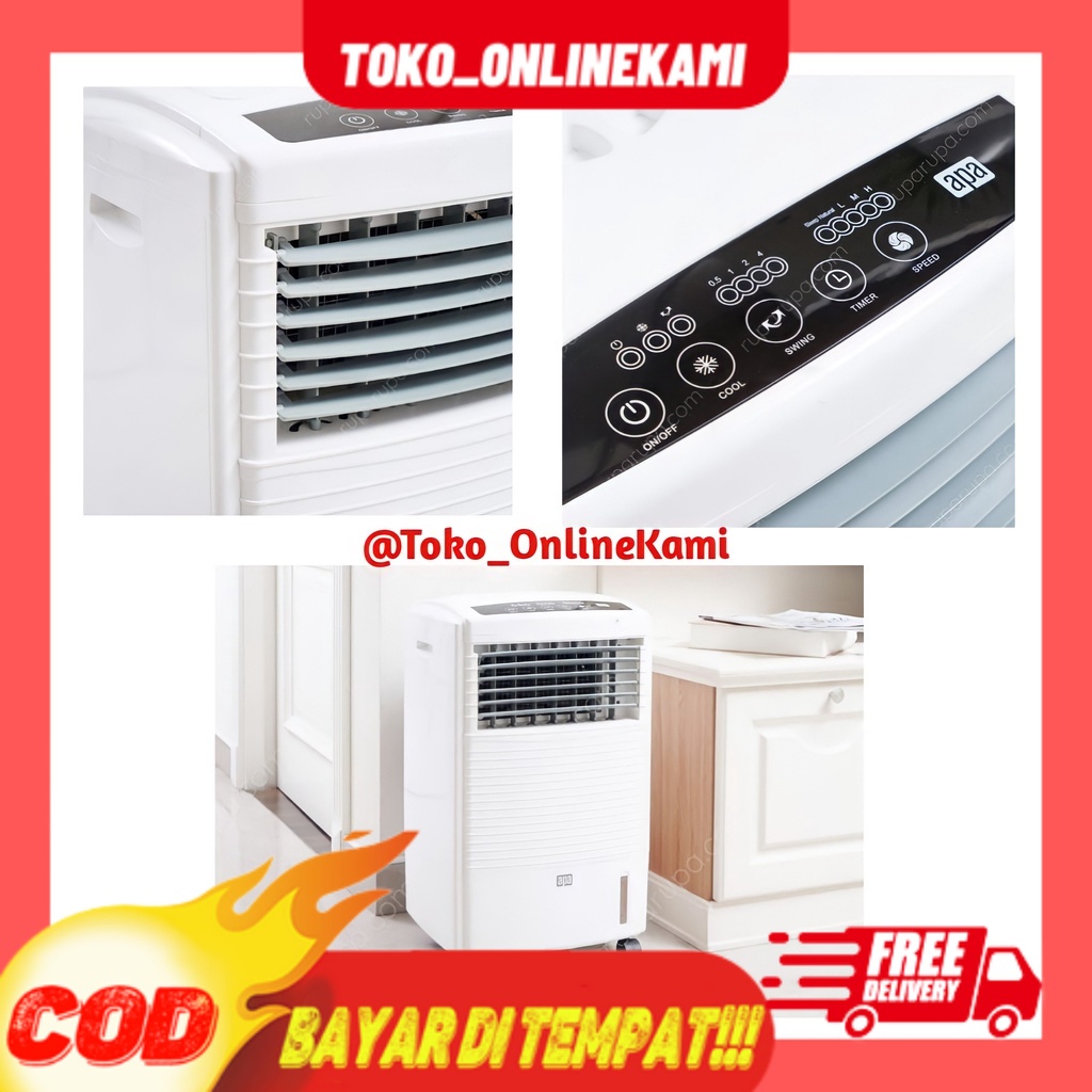 Jual Pendingin Ruangan / Apa Air Cooler 1200cmh 10ltr - Putih / Kipas ...