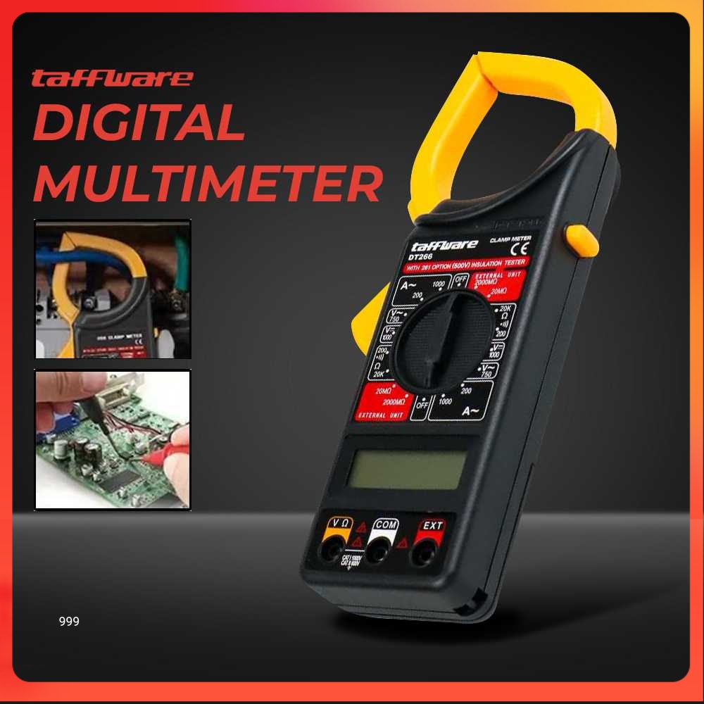 Jual Taffware Digital Clamp Multimeter Tang Ampere - DT266 | Shopee ...