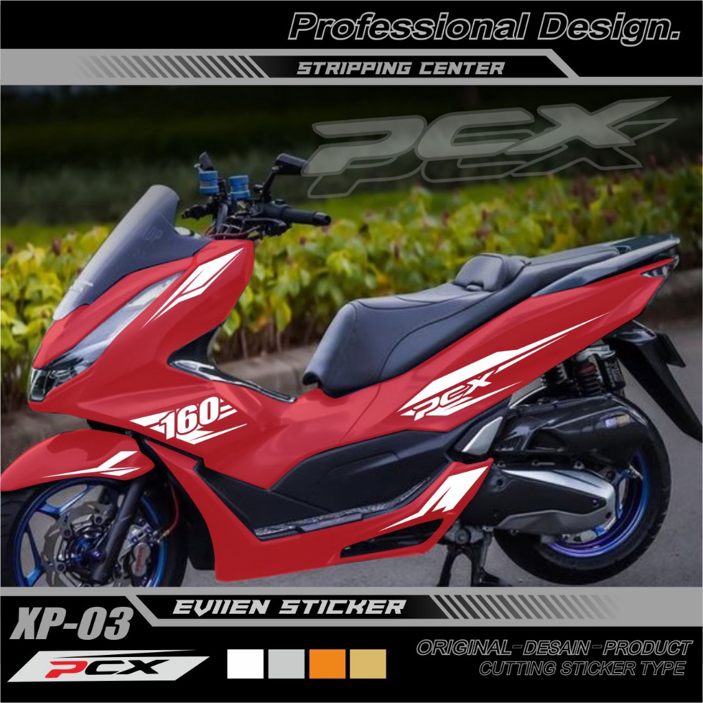 Jual Striping New Pcx 160 Striping Variasi All New Pcx 2021 2022 2023