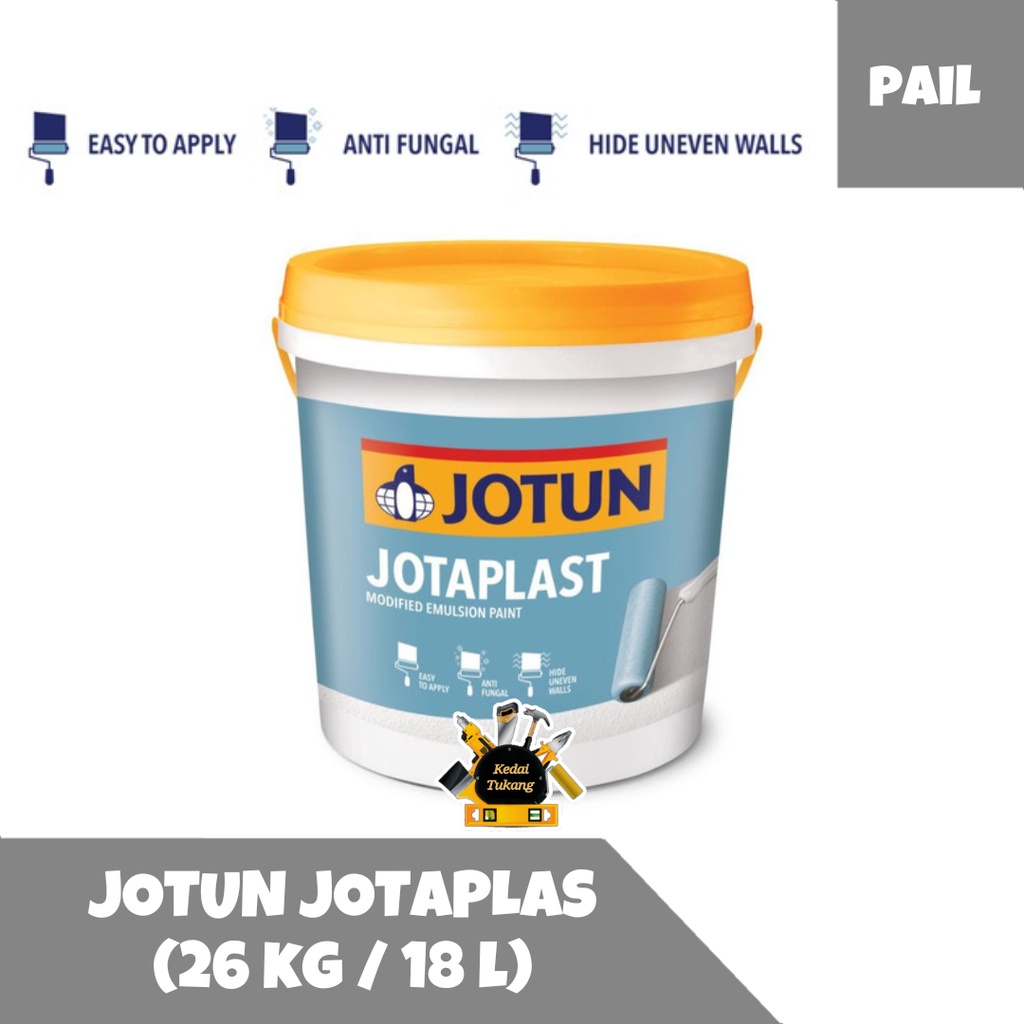 Jual Kedai Tukang Jotun Jotaplast Pail 18 Liter 26 Kg Cat Tembok Dinding Plafon Interior Rumah 5488