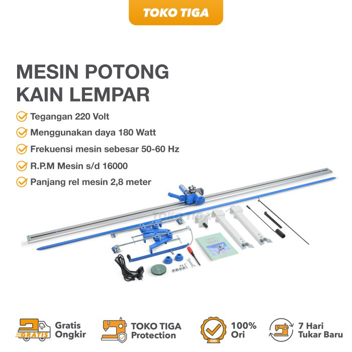 Jual Mesin Potong Kain Lempar / Mesin Potong Rel / End Cutter Machine ...