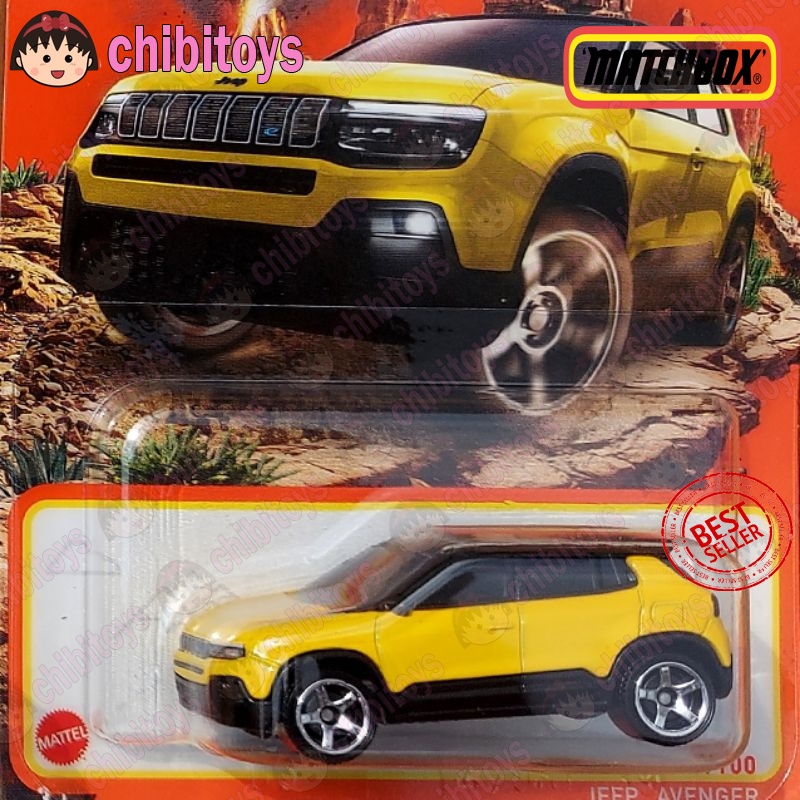 Jual MATCHBOX JEEP AVENGER 2023 KUNING - TLC FJ40 CHEROJEE YJ OFF ROAD ...