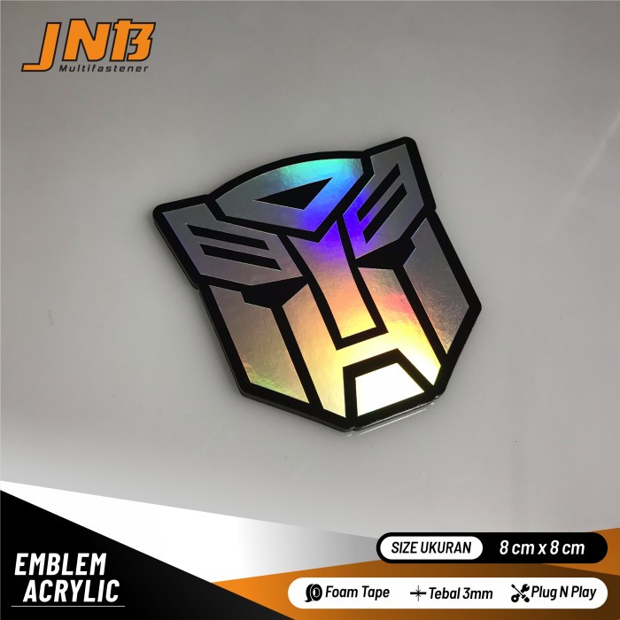 Badge emblème acrylique voiture découpé Lazer personnalisé MULTICOLORE