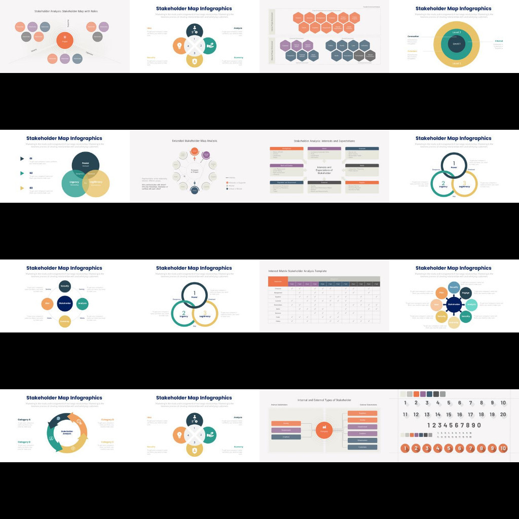 Jual [ lifetime ] Stakeholder Map Infographics PowerPoint Presentation ...