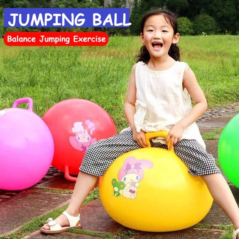 Jual Mainan anak bola karet jumping ball hop hop ball | Shopee Indonesia