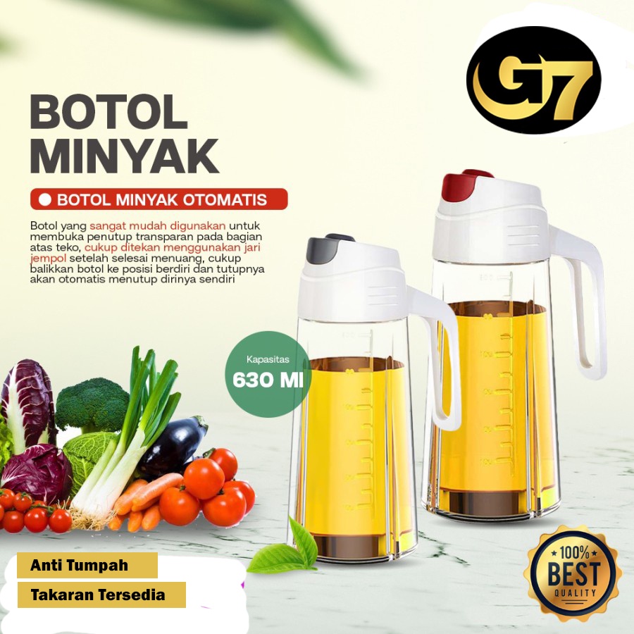 Jual Botol Kaca Serbaguna Takaran Tempat Minyak Goreng Jumbo Wadah