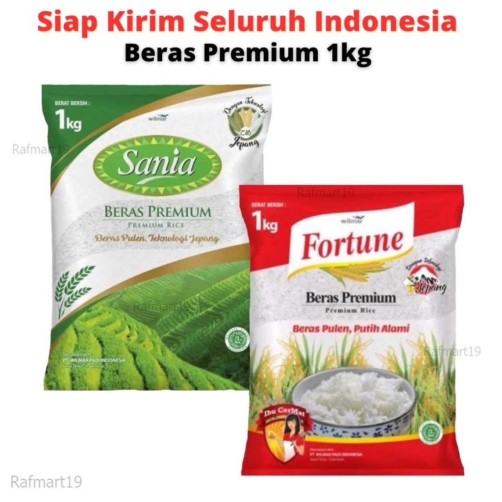 Jual Jatim Beras Premium Sania Fortune Kemasan Kg Rafmart Shopee Indonesia