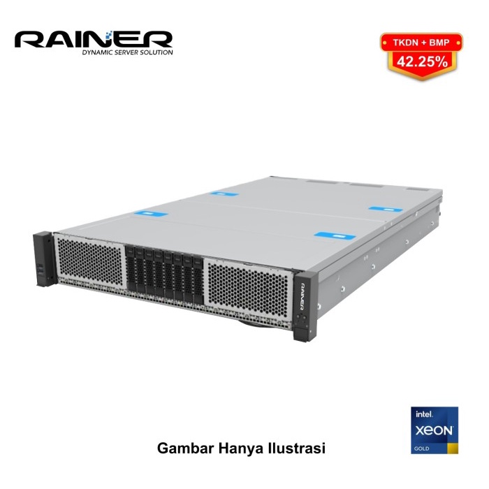 Jual Rackmount 1U Server Rainer MRI-G3482R2322UG2-H8S130R - TKDN RESMI ...