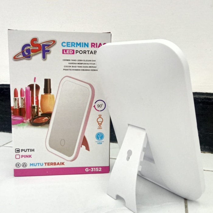 Jual [HOME MART] CERMIN RIAS LED GSF 3152C CERMIN RIAS LED PROTABLE GSF ...