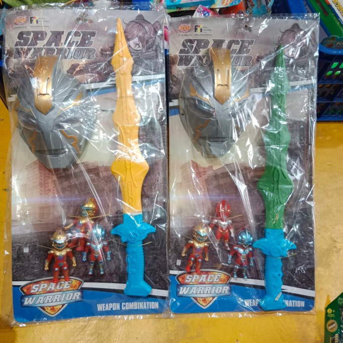 Jual Mainan Pedang2an dan Topeng Space Warrior Ultraman F1617B-UL ...