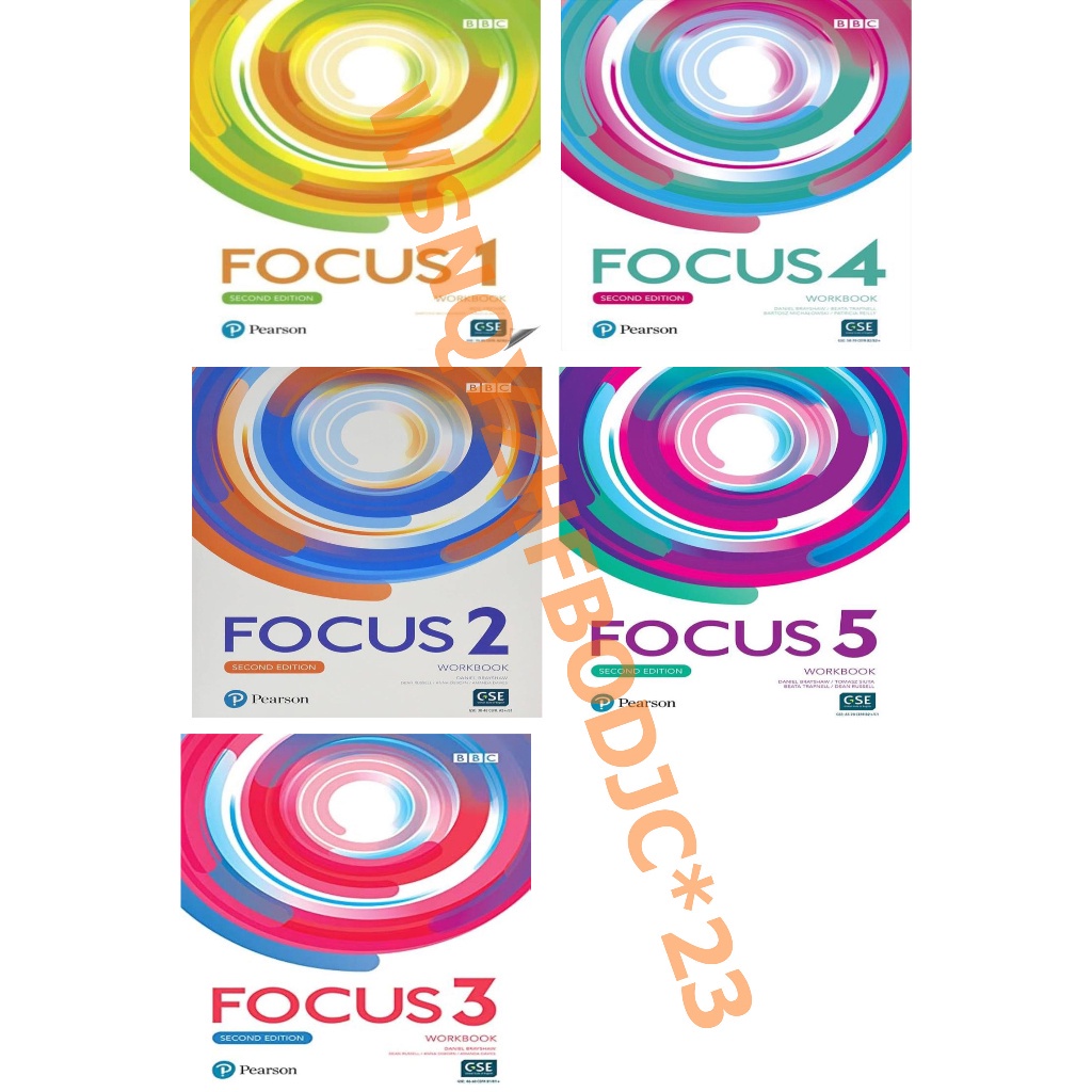 Jual Focus Workbook 1 2 3 4 5 Second Edition / Black & White | Shopee ...