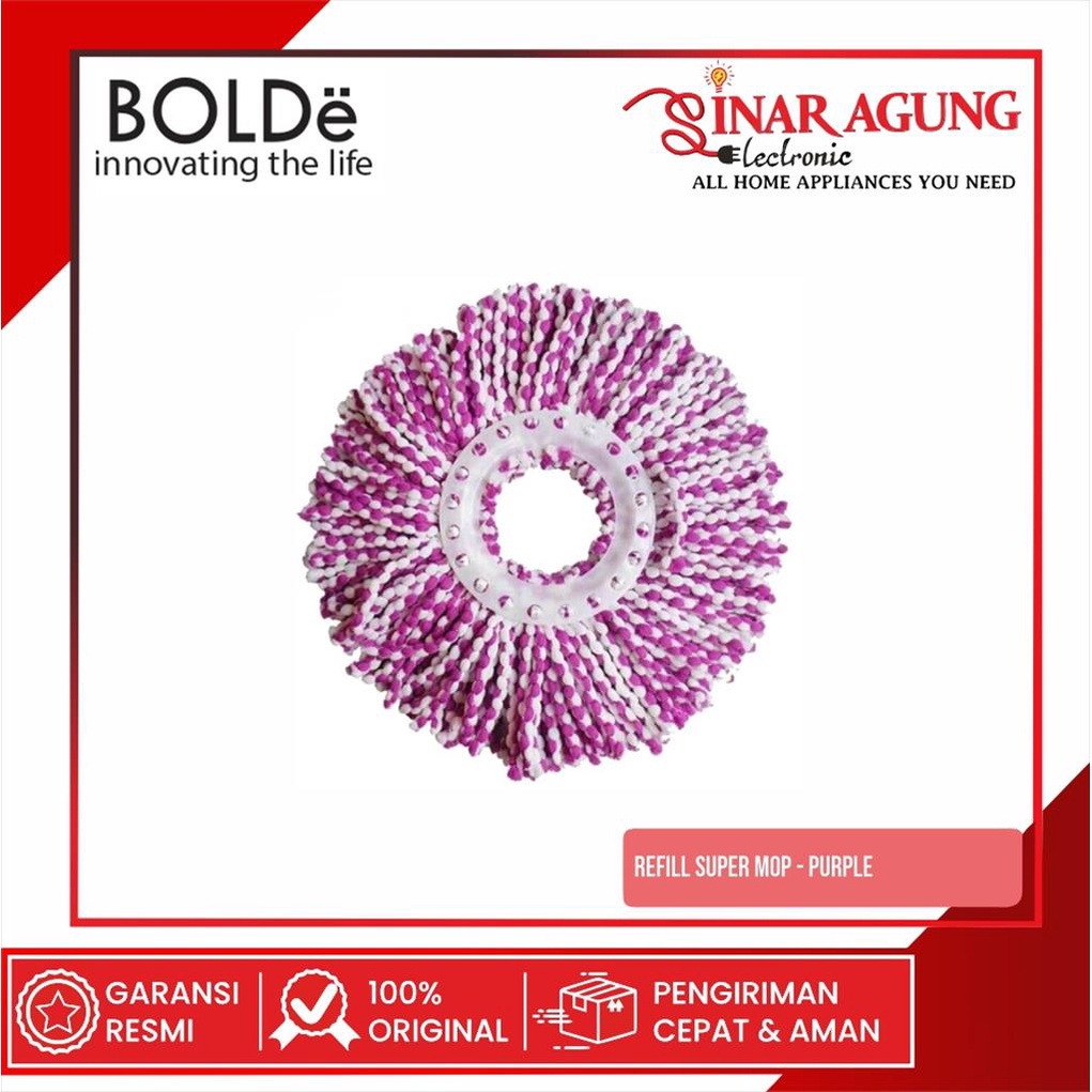 Jual Bolde Refill Super Mop Purple Ori Refilunggu Shopee Indonesia