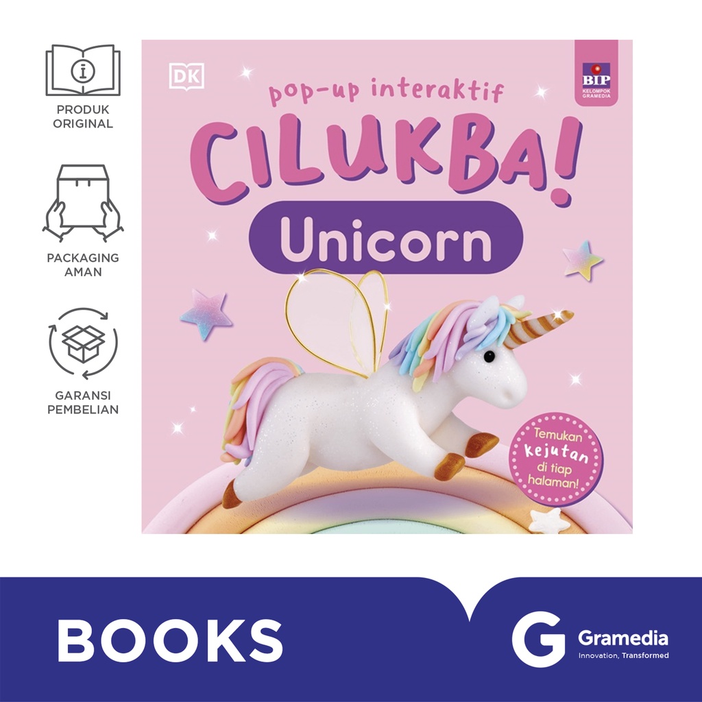 Jual Buku Pop Up Interaktif Cilukba Unicorn | Shopee Indonesia