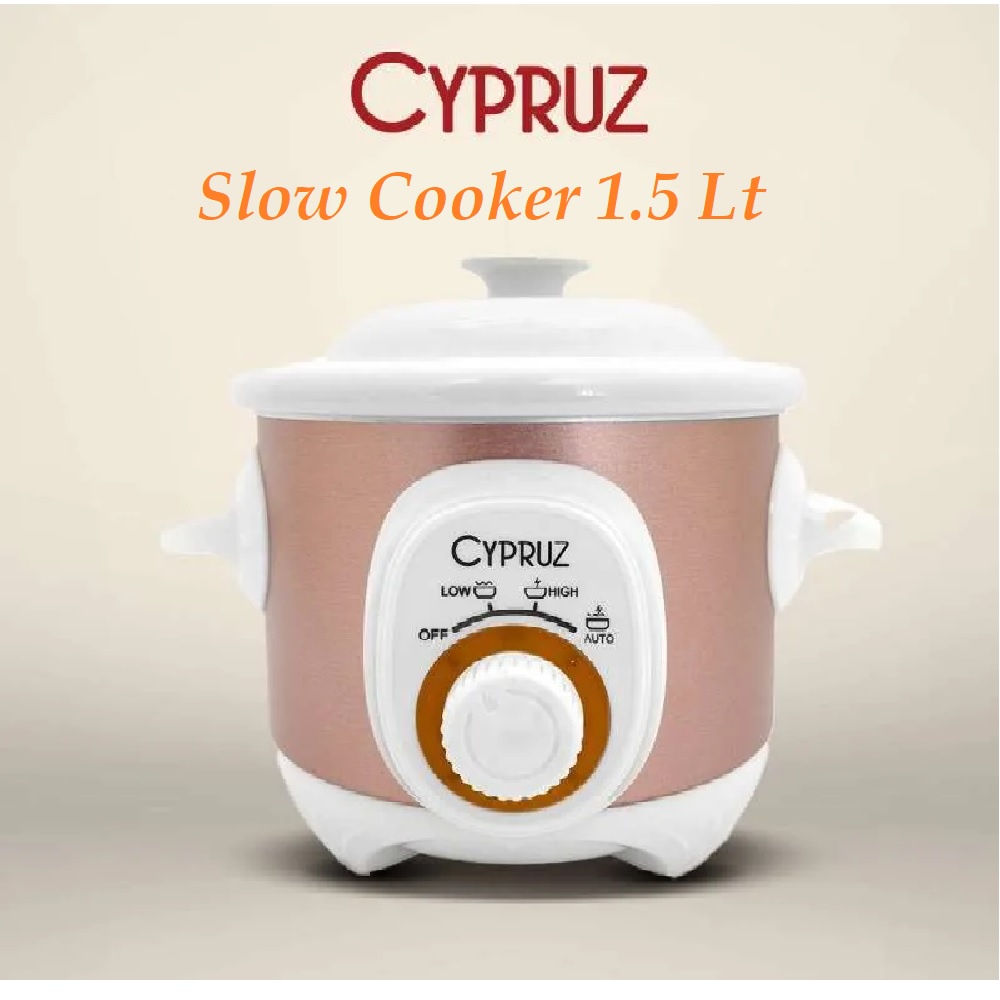 Jual Cypruz Slow Cooker 1.5 lt SC0066 | Shopee Indonesia