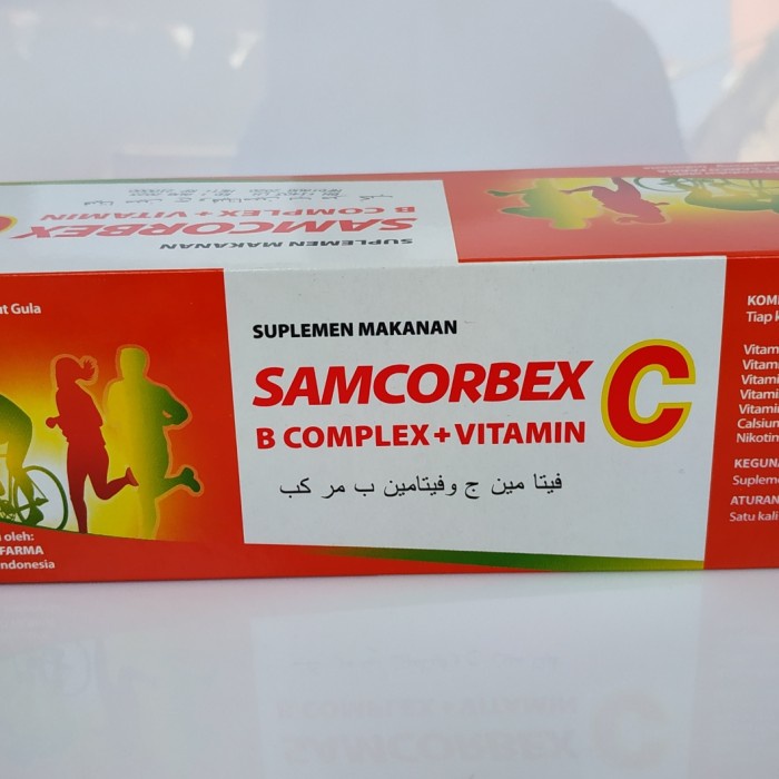 Jual murah Vitamin C ,B komplek Samcorbex Menjaga Daya Tahan Tubuh ...