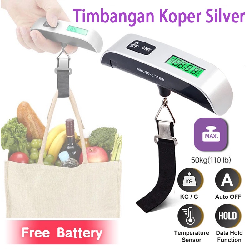 Jual Timbangan Koper Digital Gantung LCD Display Digital Elektronik ...