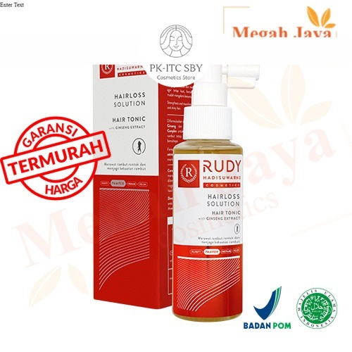 Jual (PROMO) RUDY HADISUWARNO HAIR LOSS DEFENSE HAIR TONIC GINSENG @MJ ...