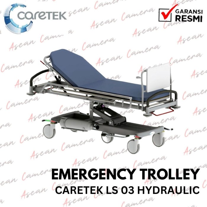 Jual CARETEK LS 03 HYDRAULIC EMERGENCY TROLLEY RANJANG UGD HIDROLIK ...