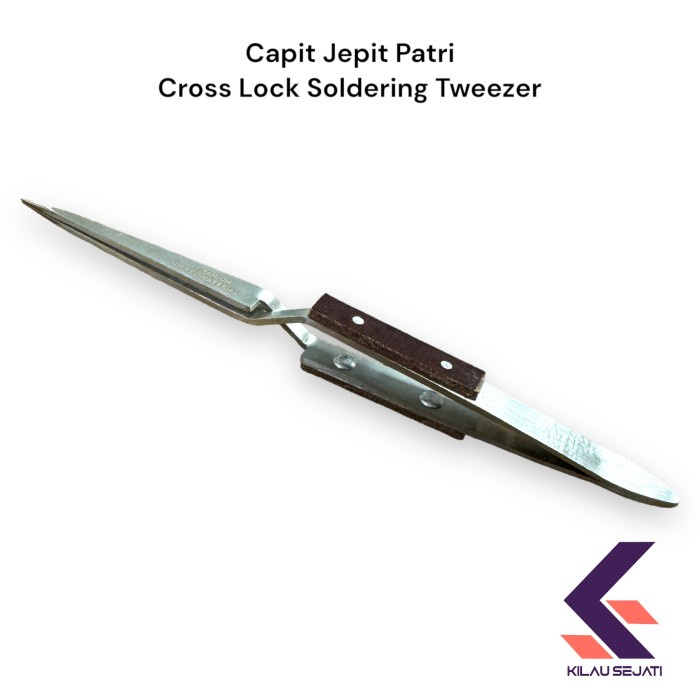 Jual Capit Jepit Patri Cross Lock Soldering Tweezers | Shopee Indonesia