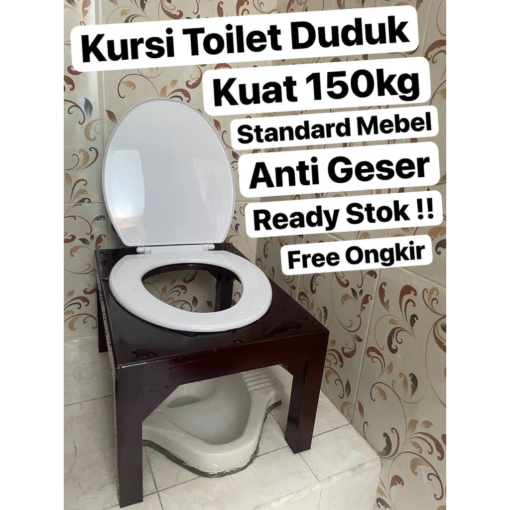 Wc duduk portable dewasa aman di gunakan ibu hamil maupun lansia tinggi 30 cm gimunfarm mebel kursi lansia | bangku bab ibu hamil + kursi bab orang sakit Kursi WC Stoke + Kursi Membantu yang Kesulitan Buang Air Besar toilet kursi lansia kursi bab bumil