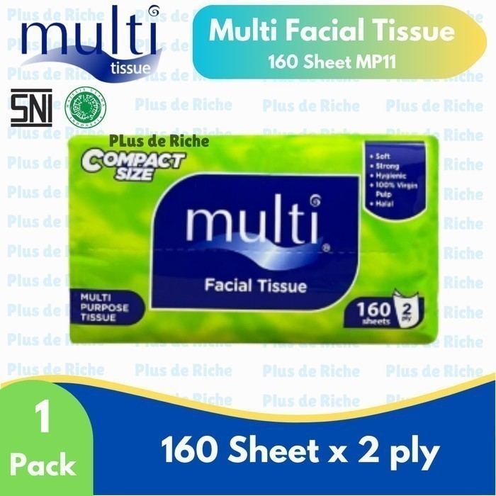 Jual (12 pcs) Multi 160 - Multi Facial Tissue Compact Size Isi 160 ...