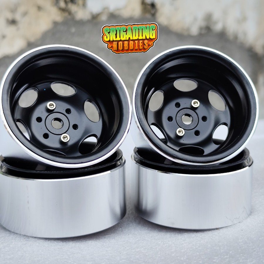Jual RS 4Pcs Velg Metal Deep Dish 1.9 Celong Beadlock Wheel Rims ...