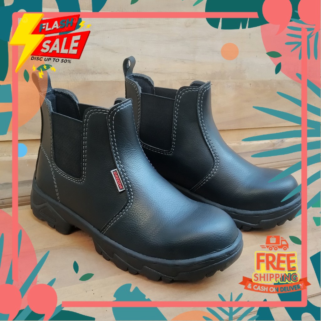 Jual Sepatu Safety Slip On Pria King Gregor Kerja Pabrik Kitchen Pdl