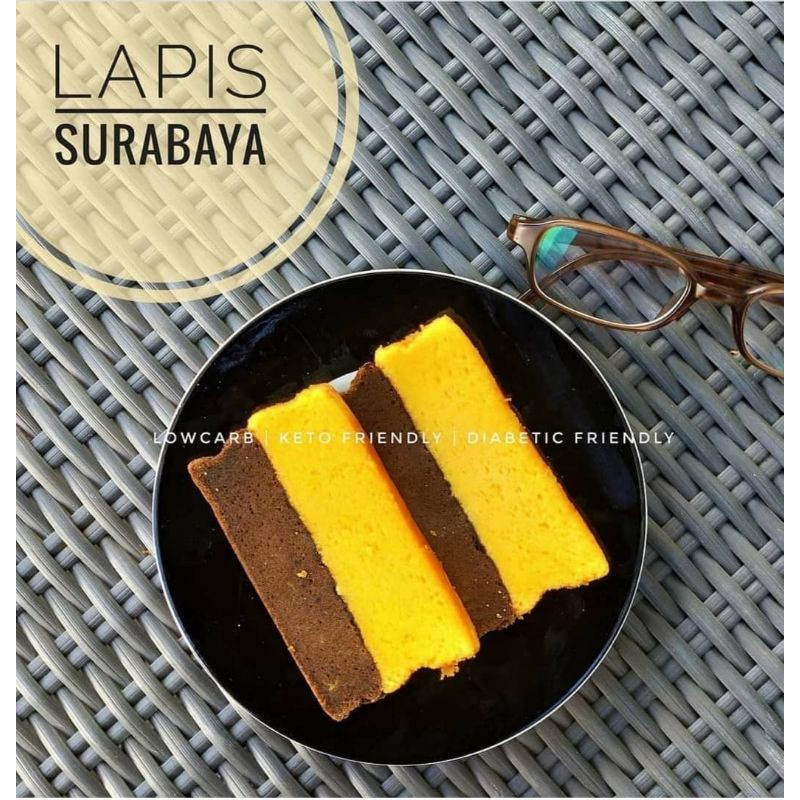 Jual Lapis Surabaya Keto tanpa tepung 10 x 10cm | Shopee Indonesia