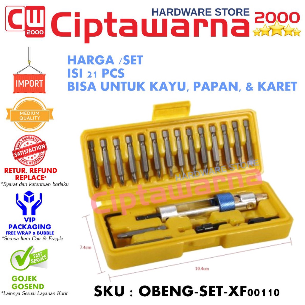 Jual Mata Bor Tangan Manual Dengan Obeng Set Papan Kayu Sekrup 2 In 1 Cw1 Shopee Indonesia 2659