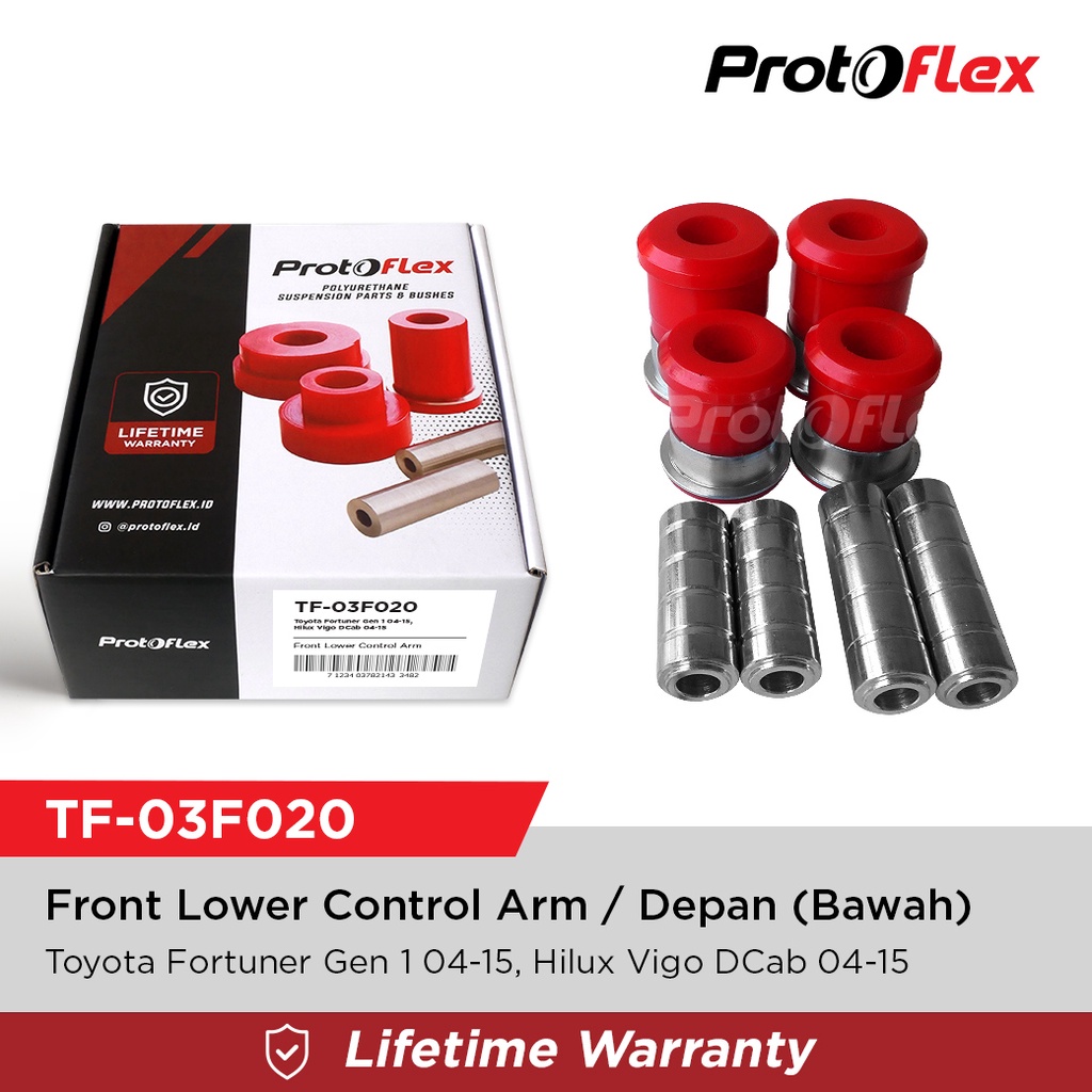 Jual Protoflex Bushing Lower Arm Depan (Bawah) Fortuner Gen 1 Hilux ...