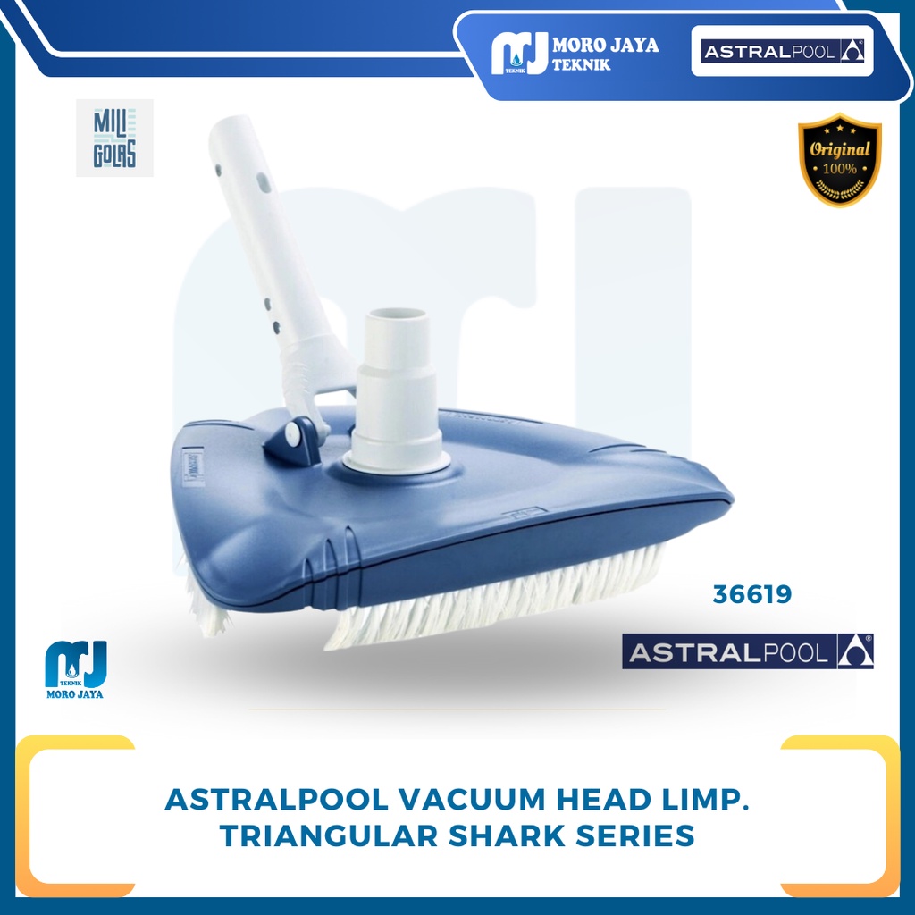 Jual AstralPool Vacuum Head Triangular Shark Series / Vakum Kolam