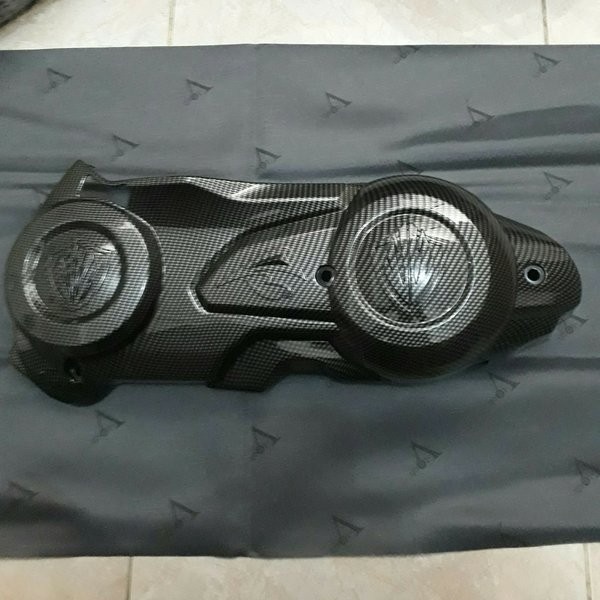 Jual Cover Tutup Bak Cvt Cvt Yamaha Aerox Carbon Chrome Nemo Shopee Indonesia