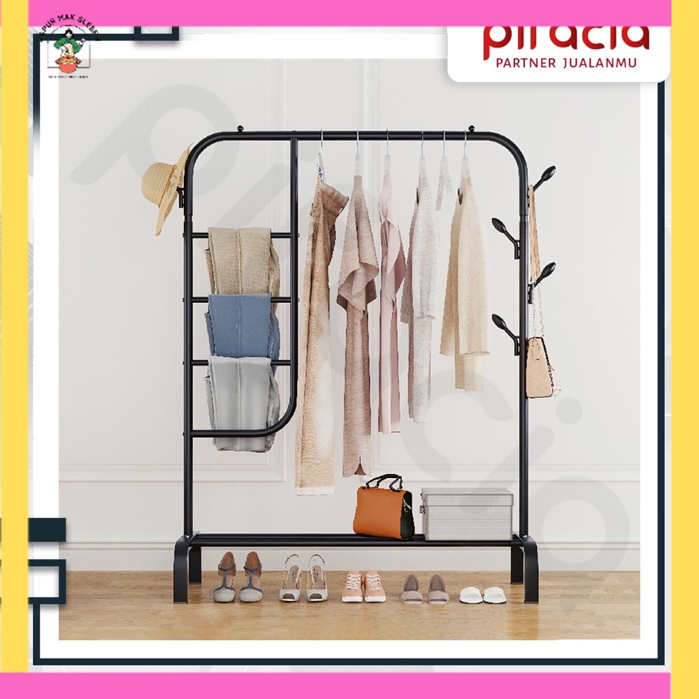 Jual Stand Hanger Single Gawang Besi Kuat Display Toko Butik Jilbab ...