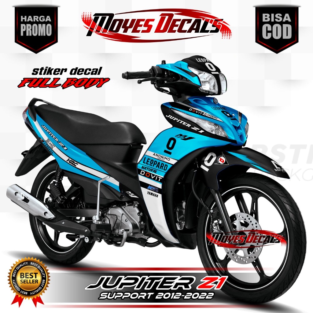 Jual Decal Jupiter Z1 Fullbody Motif Leopard Stiker Variasi Jupiter Z1 ...