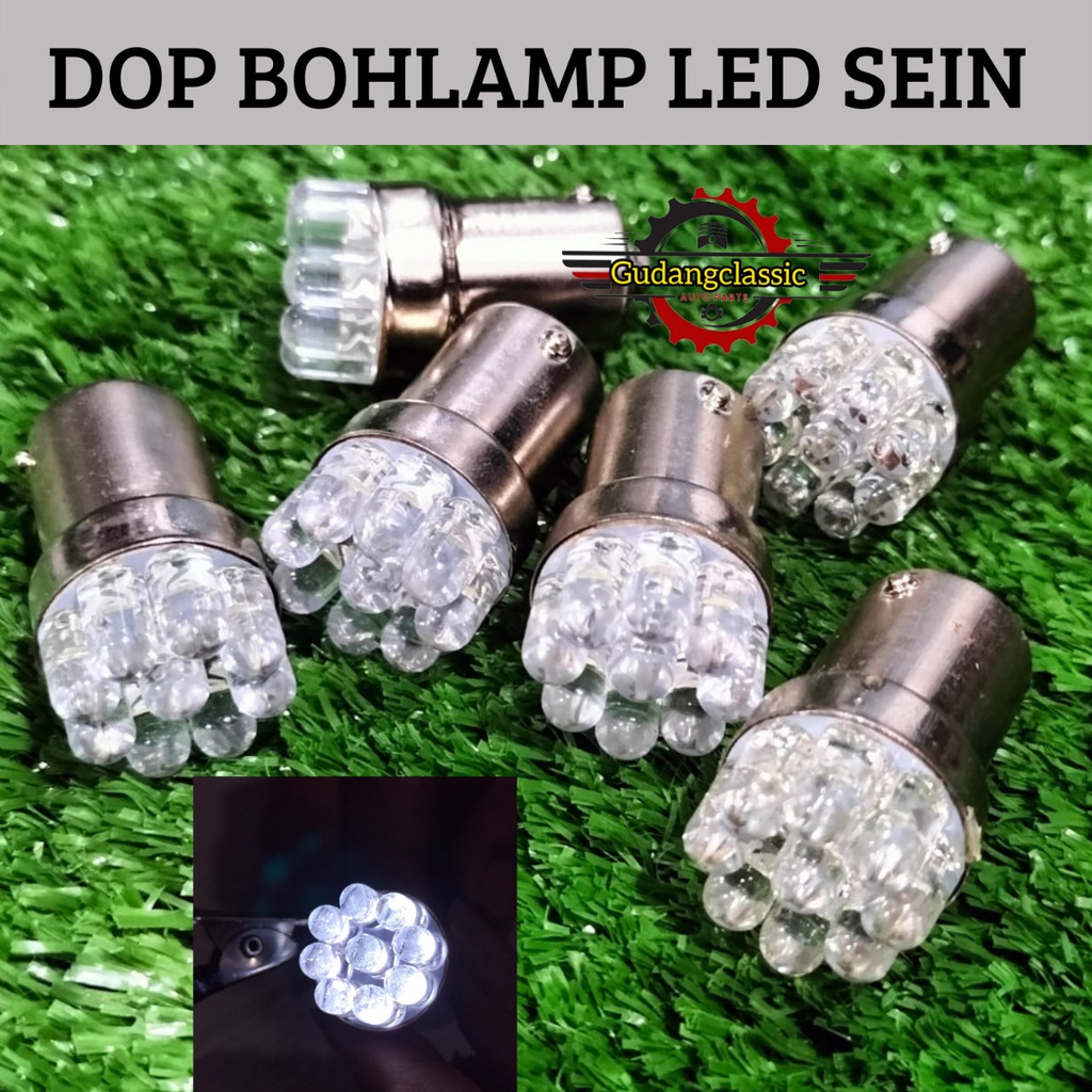 Jual LAMPU DOP BOHLAMP LED BOLA LAMPU LED SEIN STOP KECIL DAN BESAR 9 ...