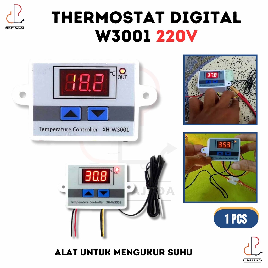 Jual Thermostat Digital Ac 220v Termostat Alat Pengatur Suhu Panas