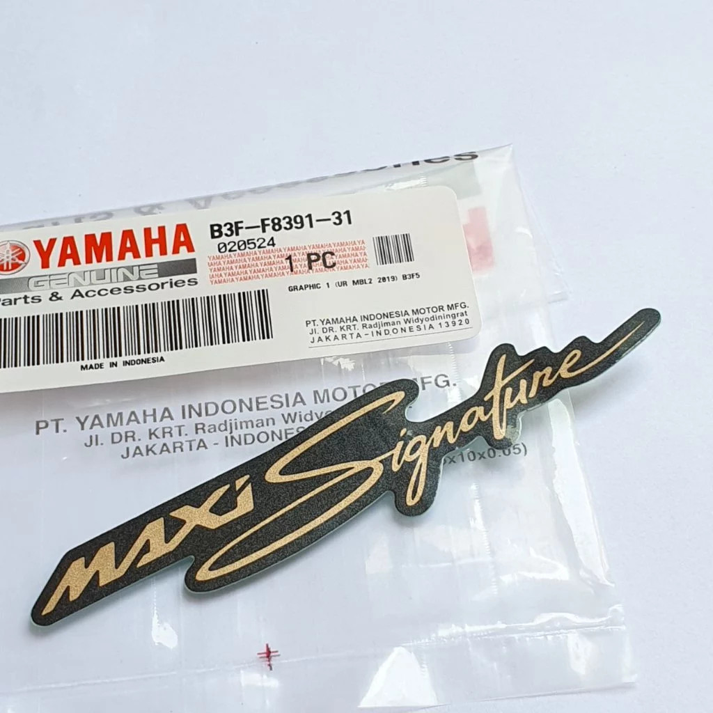 Jual Original Yamaha B3F-F8391-31 Sticker Maxi Signature Ori / B3F ...