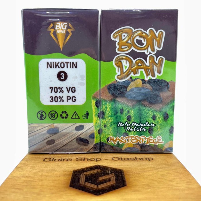 Jual Liquid Bondan V5 Bolu Pandan RAISIN MASTERPIECE 60ML by Big Beng ...