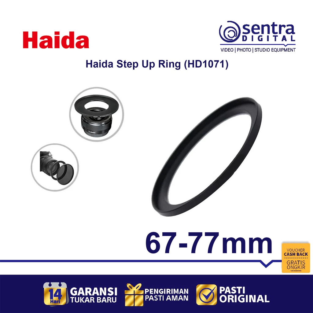 Anillo adaptador magnético Haida Step-up 72-82mm