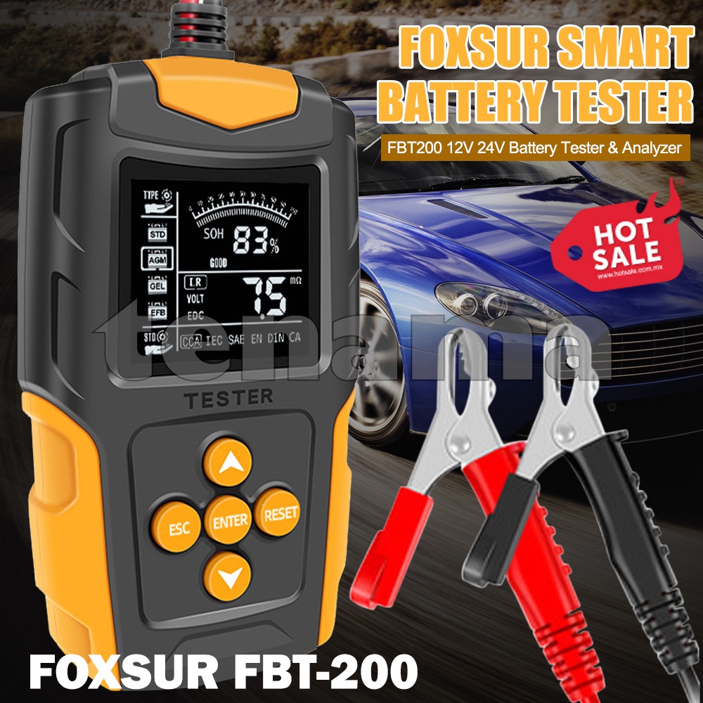 Jual FOXSUR FBT-200 Tester Aki LIFE Detector System 3AH-200AH Dengan ...