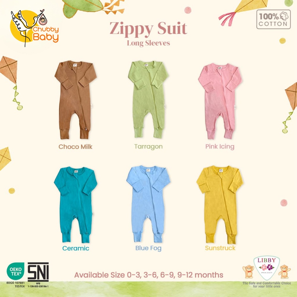 Jual Libby - Zippy Suit Long | Jumper Bayi Lengan Panjang | Shopee ...