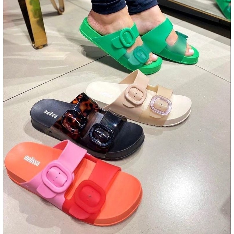 Melissa Cozy Slide Sandali Bassi Donna - Rosa, Taglia 37 EU - Con Fibbie, Suola In PVC Espanso Leggero - 3