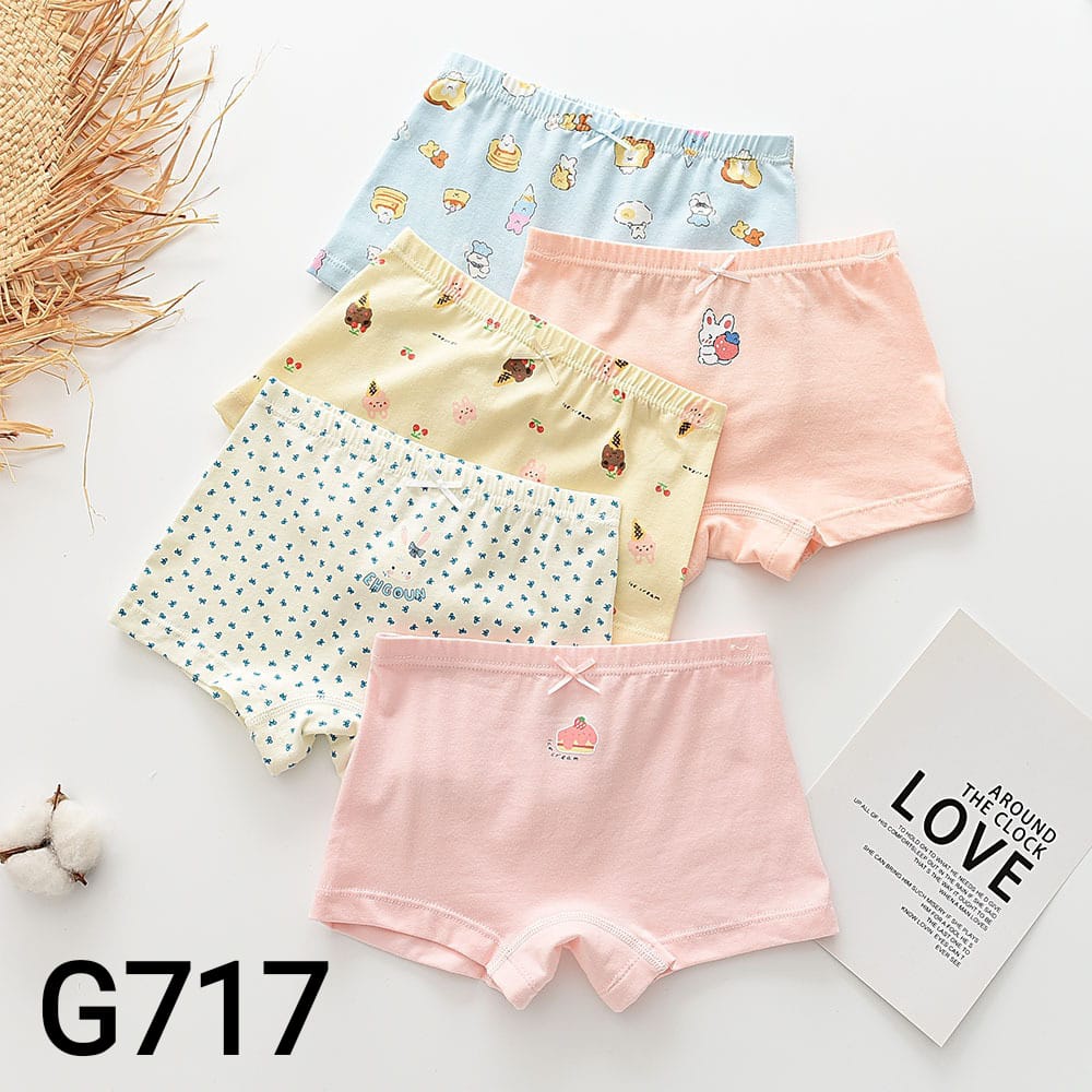 Jual ( 1 SET ISI 5 PCS ) ( BANYAK MOTIF ) Celana dalam anak perempuan