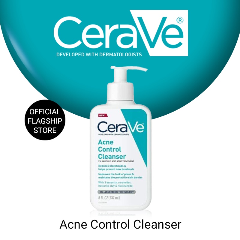 Jual Cerave Acne Control Cleanser Acne And Pimple Black Heads Remover