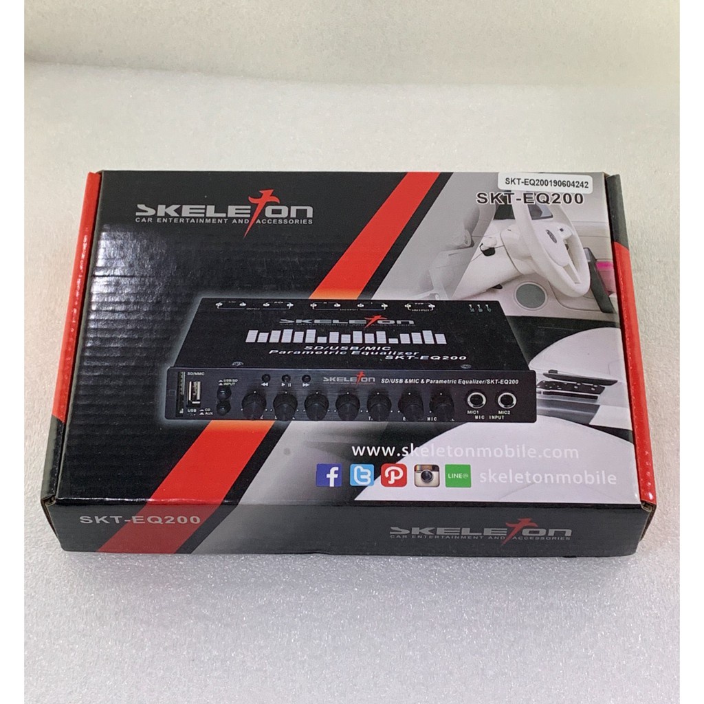 Jual GT56HJ78 Preamp Parametric Equalizer Karaoke Mobil SKTEQ100