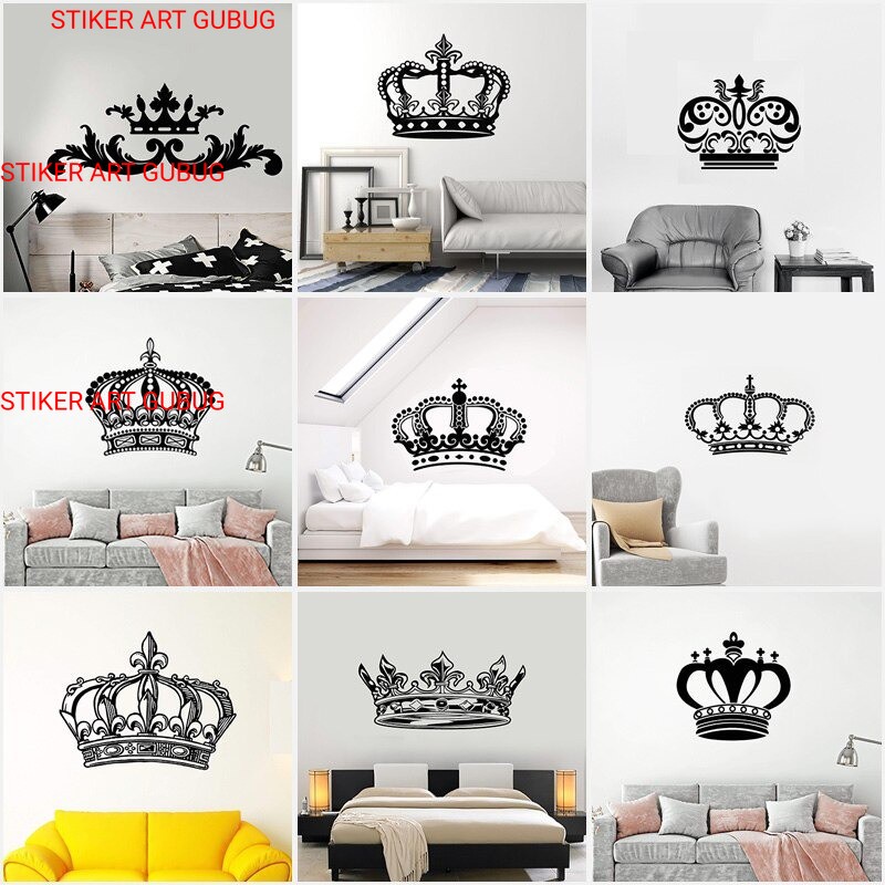 Jual Stiker STIKER DINDING MAHKOTA RAJA STICKER CUTTING DINDING CUSTOM ...