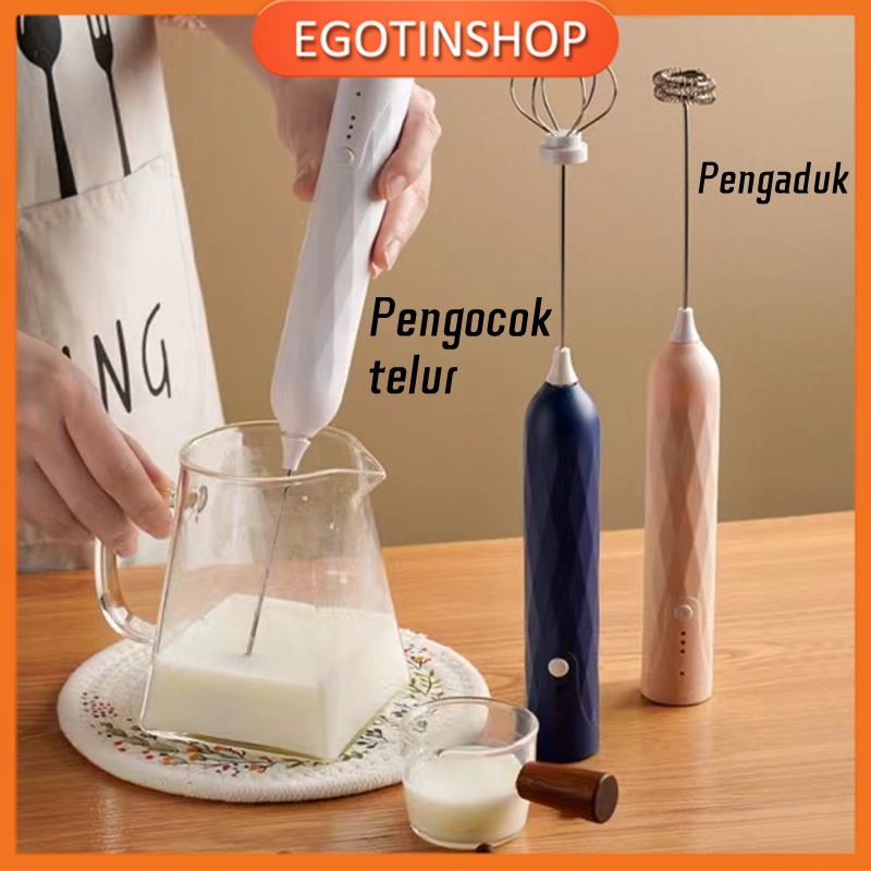 Jual New Pengaduk Kopi Elektrik Alat Kocok Telur Elektrik Cappuccino Maker Mini Electric Hand