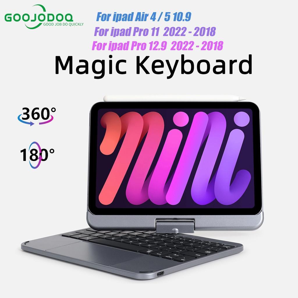 Jual COD/GOOJODOQ for iPad Case with Magic Keyboard Bluetooth Wireless ...
