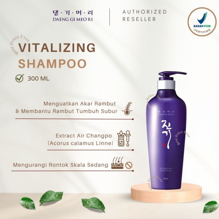 Jual promosi Daeng Gi Meo Ri Vitalizing Shampoo 300ml (Untuk Rambut